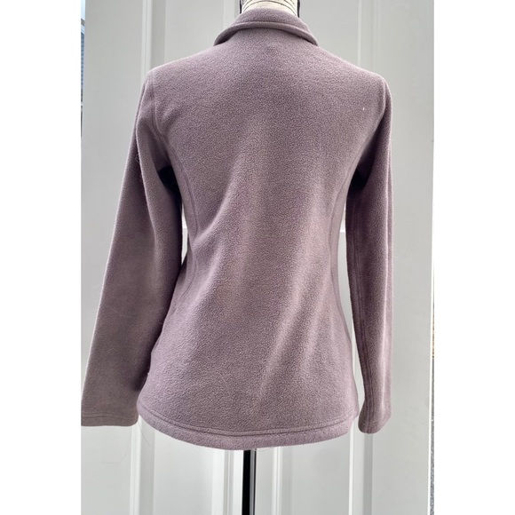 NWOT XS Eastern Mountain Sports Purple Zip Up Fleece Jacket - Picture 4 of 6